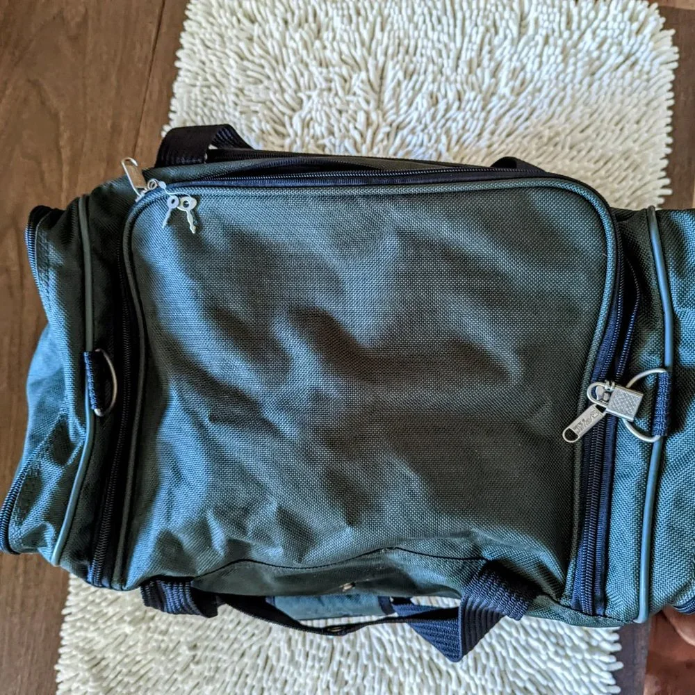 Airway By Atlantic Nylon Carry On Green Luggage Bag (Unisex)